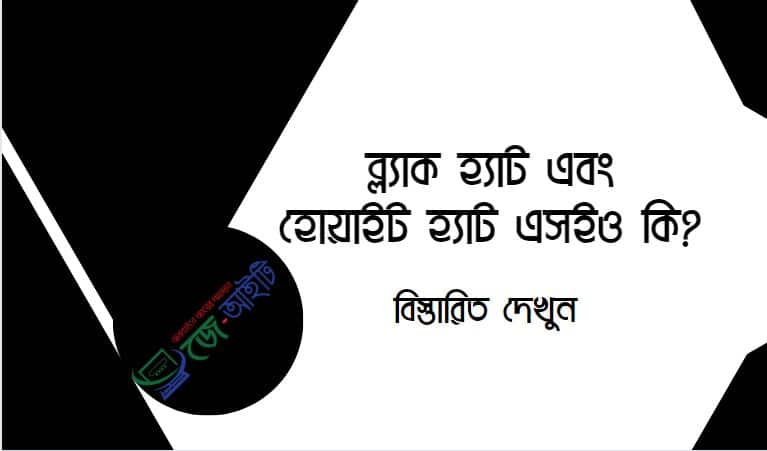 ব্ল্যাক হ্যাট এবং হোয়াইট হ্যাট এসইও কি? বিস্তারিত দেখুন